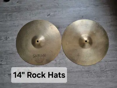 Sabian Cymbals and hard shell case, View more