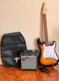 Fender Squier Stratocaster Guitar - $250