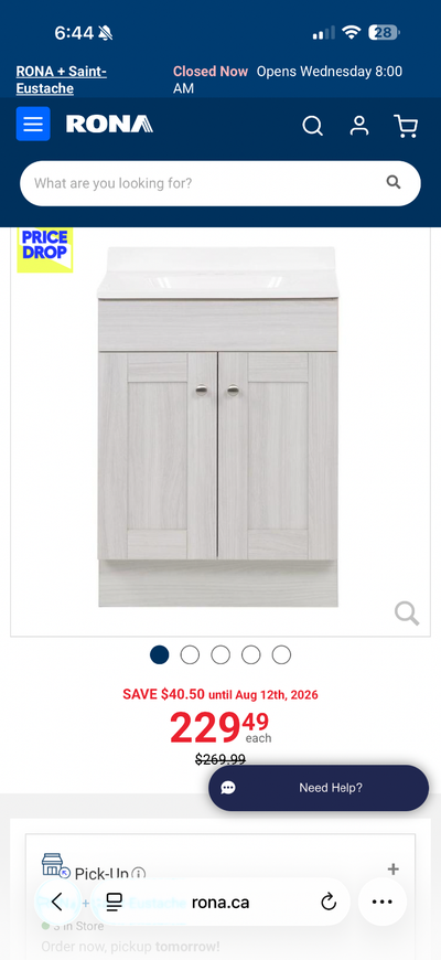 Brand new bathroom vanity with sink-24”, View more