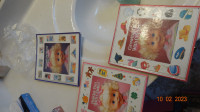 Cricket talking doll books, hardcover, three,each sold separate