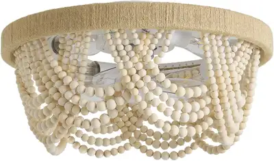 Boho Beaded Ceiling Fan with Light & Remote Control – 20 Inch Fl, View more