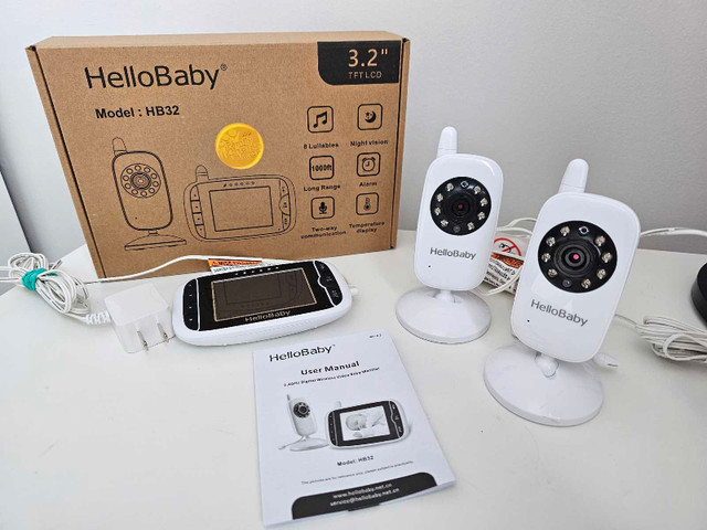 HelloBaby baby monitor with 2 cameras in Other in Markham / York Region