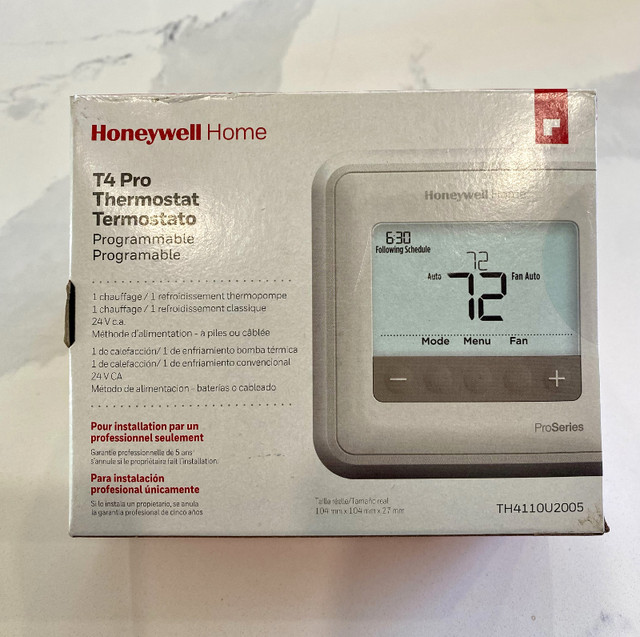 Honeywell Home T4 Pro Programmable Thermostat - Brand New in Heating, Cooling & Air in Calgary - Image 3