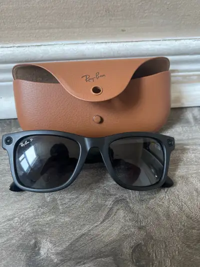 RayBan Meta Smart Glasses Wayfarer Large (RW4008) - Matte Black , View more