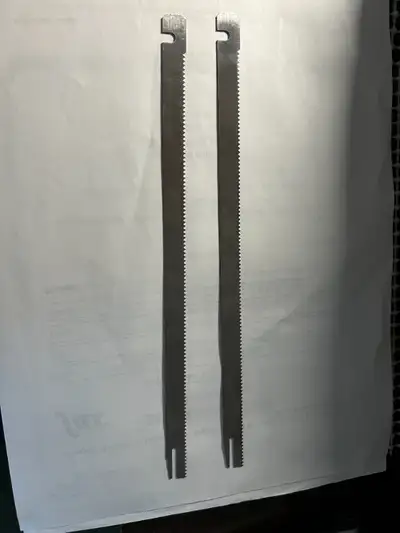 I have two packages of these Bosch 8" foam rubber cutter blades (2 607 018 011). They are new and co...