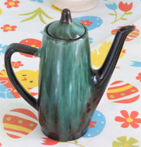 Blue Mountain Pottery Green Tea Pot