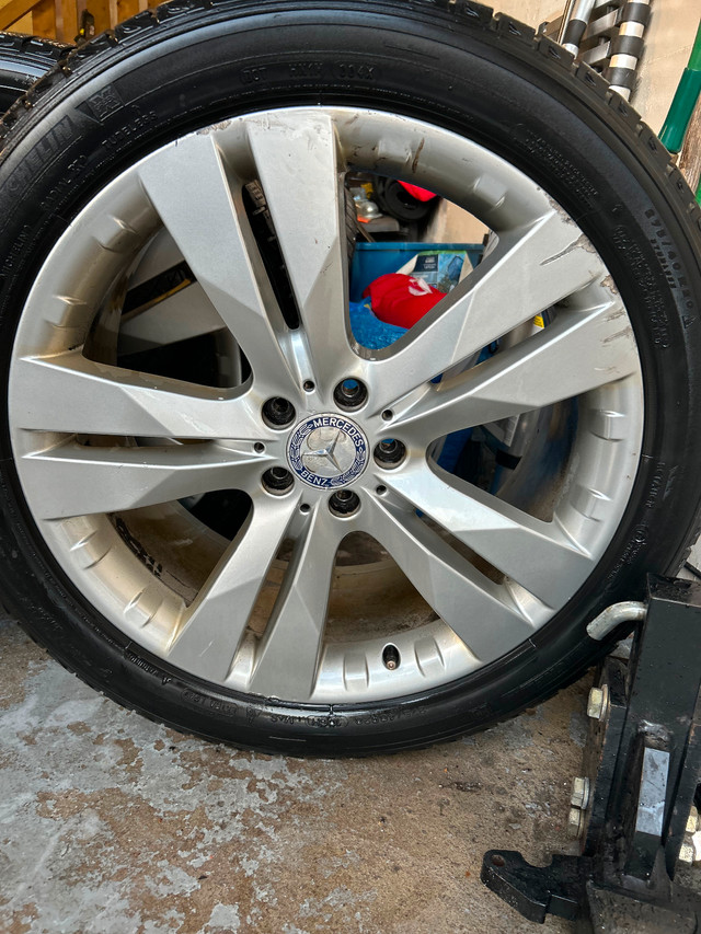 Get your Mercedes ready for winter. 20 inch tires with OEM rims in Tires & Rims in City of Toronto - Image 3