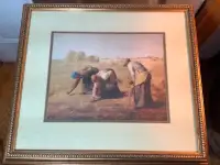 A Famous Print Titled “The Gleaners” by Jean-Francois Millet
