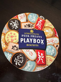 Vintage 1950’s  “”Peek Frean's Playbox cookies tin 