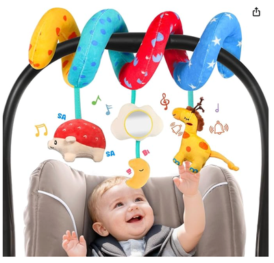 New, URMYWO Car Seat Toys for Babies 0-6 Months, Hanging Toy, View more
