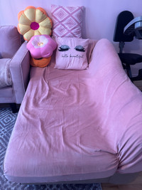 Pink sofa/salon rose
