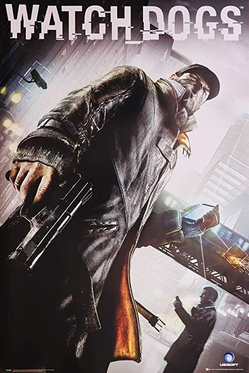 "Watch Dogs" video game poster in Arts & Collectibles in Calgary