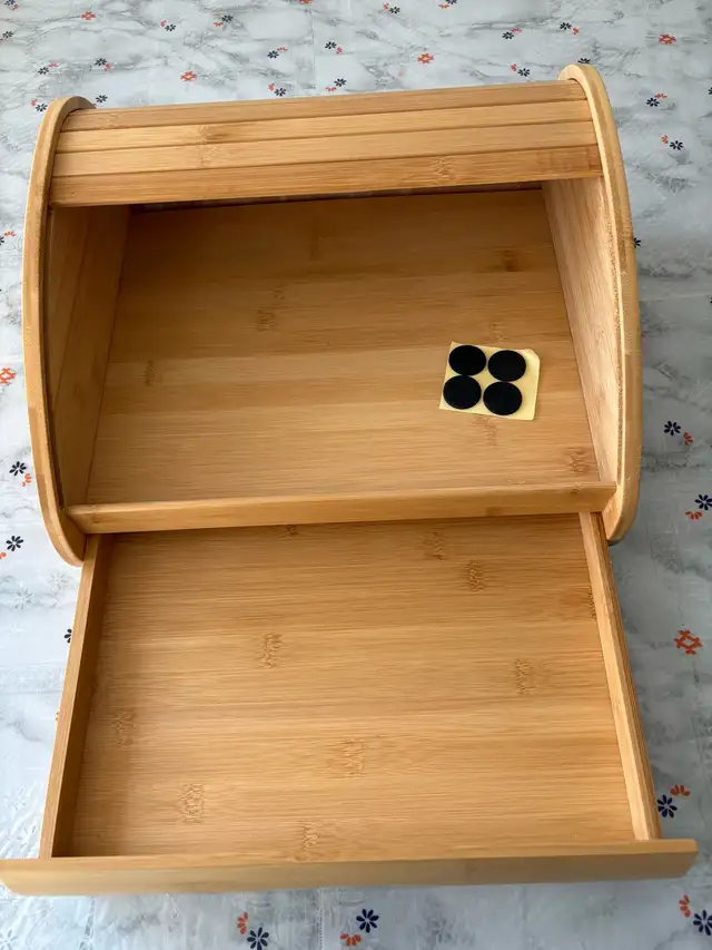 Bamboo Bread Box with Drawer64141839944067121