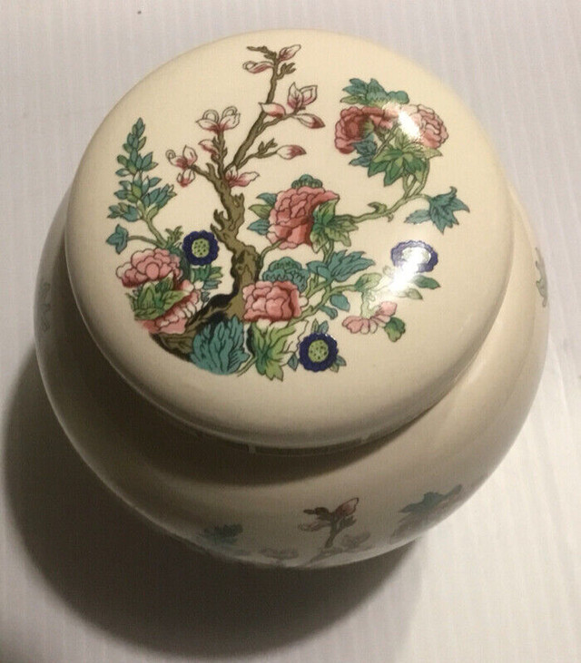 Sadler England Indian Tree Large Lidded Ginger Jar Tea Caddy in Arts & Collectibles in St. Catharines - Image 4