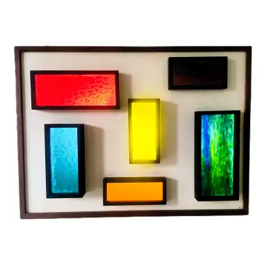 Modern Stained Glass LED Wall Light, View more