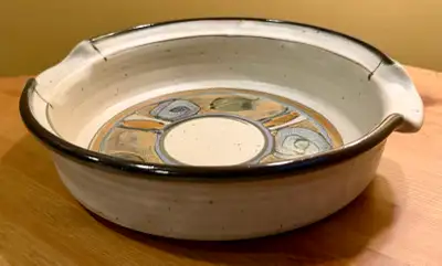 Connie Pike Pottery Dish (10” diam. x 2 1/2” deep), View more