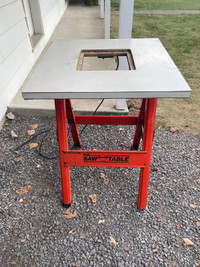 Table saw table 