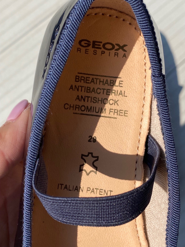 GEOX  Leather Ballet Pumps uniform  shoes girl toddler in Other in Markham / York Region - Image 2