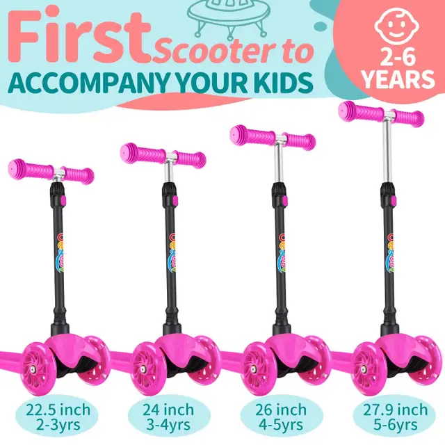 BELEEV A1 Scooter for Kids Ages 2-6 in Toys & Games in Markham / York Region - Image 2