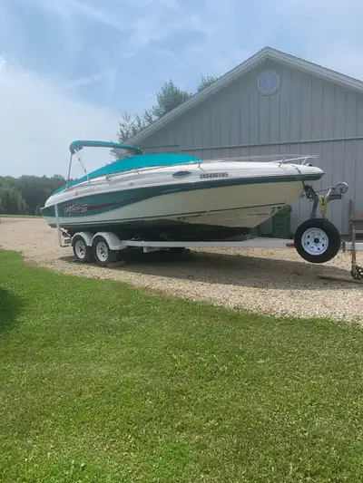 1995 Rinker 232 captiva cuddy 350 Mercruiser Alfa 1 drive LOA 23.5 feet beam 8.5 feet draft 33inche...