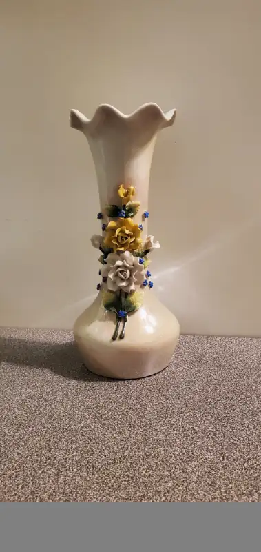 Beautiful Vintage Lusterware Vase, View more