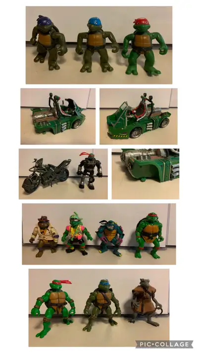 Teenage Mutant Ninja Turtles toy lot, View more