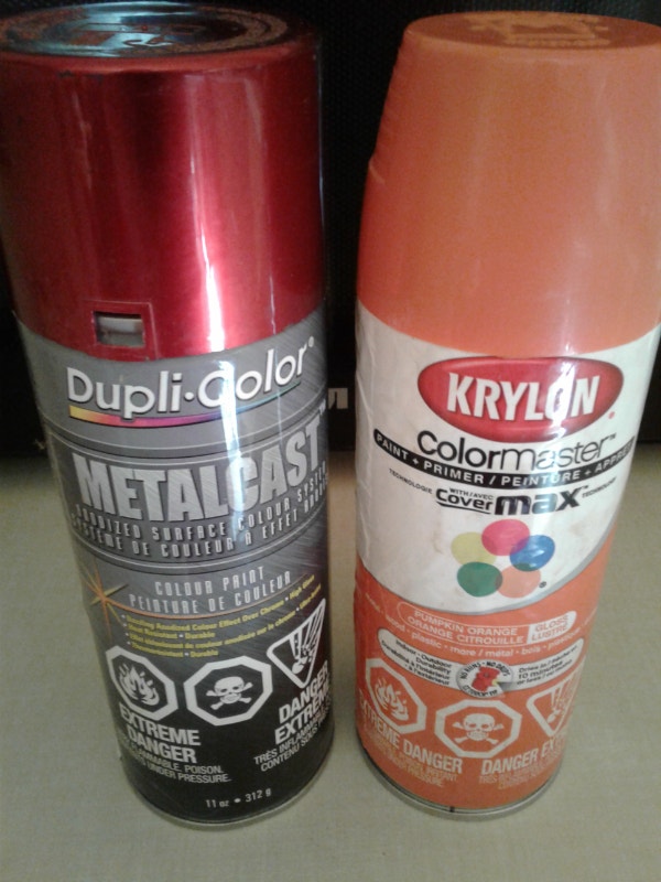 Spray paint cans all colours Hobbies & Crafts Thunder Bay Kijiji