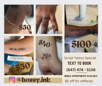 GET THAT TATTOO YOU WANT !!