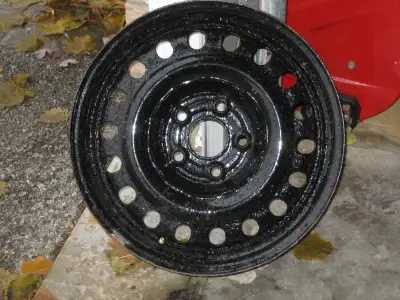 ITEMS ARE IN MIDLAND, ON - A SET OF 4 STEEL RIMS FOR 17 INCH TIRES. WILL FIT MANY BRANDS OF VEHICLES...