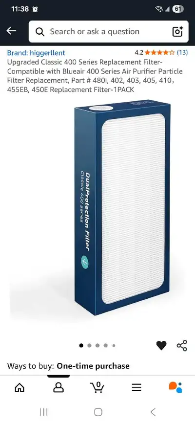 Selling Brand NEW sealed in plastic and in box, Hepa filters. Took one out for pictures however stil...