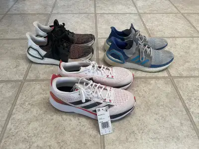Men’s Adizero SL and Adidas Ultraboost shoes , View more