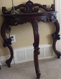 Beautiful carved accent table