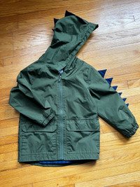 Dinosaur rain jacket - 5T
