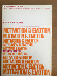 Livre " Motivation and Emotion"