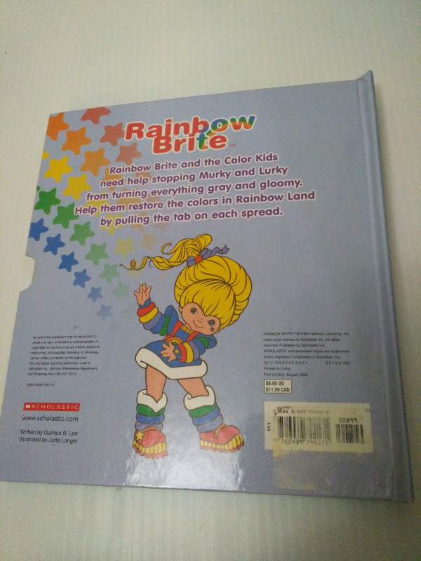 Kids Book: Rainbow Brite: True Colours 2005 in Children & Young Adult in Cambridge - Image 2