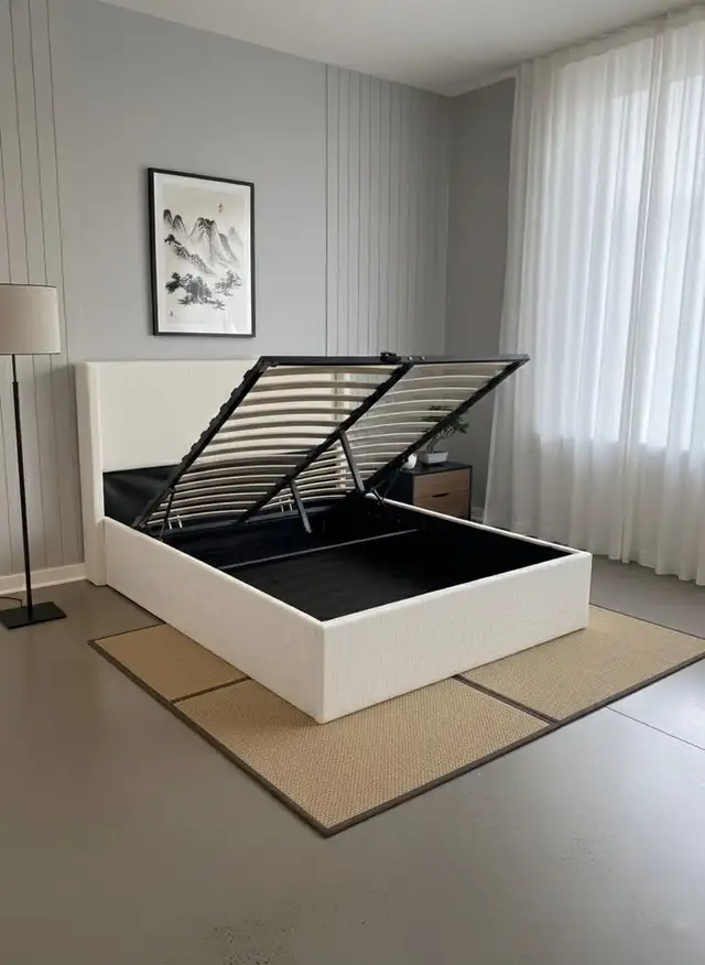 Factory Sale on Jasper Beds | King Size Bed | Never Used Storage in Beds & Mattresses in Delta/Surrey/Langley - Image 2
