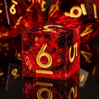 KERWELLSI DND Resin Dice Set for Dungeons and Dragons Box Set