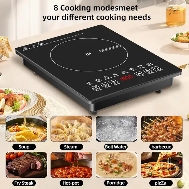 Portable induction Cooktop, 1800W, 9 Power Levels in Stoves, Ovens & Ranges in Longueuil / South Shore - Image 10