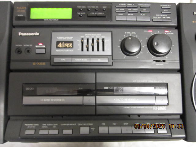 panasonic rx-dt680 boombox in Stereo Systems & Home Theatre in City of Toronto - Image 2