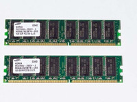 Desktop Memory - 2GB - 2X1GB Samsung PC2700U-25331-Z CL2.5