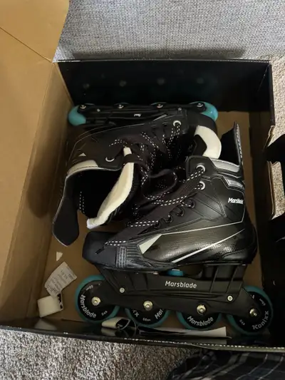 Marsblade O1 Roller Hockey Skates – Size 4.5D, View more