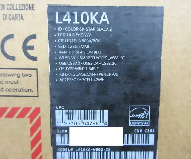 ASUS L410 Laptop519880165179402243