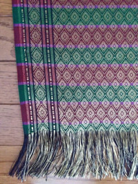 Beautiful Thai Silk Table Runner for Christmas or any occasion!