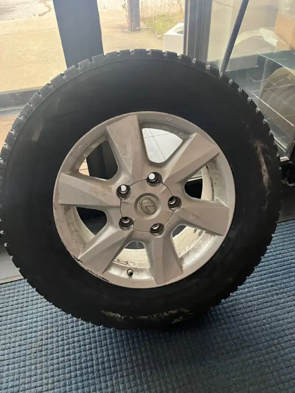 4 Lexus OEM rims and brand new Michelin winter tires in Tires & Rims in Cambridge - Image 2