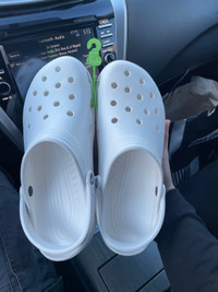 Brand New White Crocs