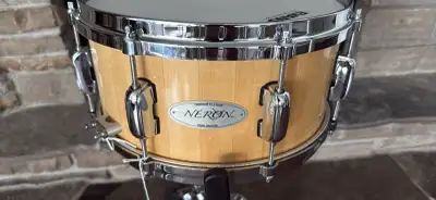 maple stave snare drum, View more