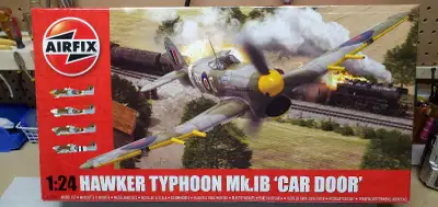 Airfix 1/24 Hawker Typhoon Car Door model kit, View more