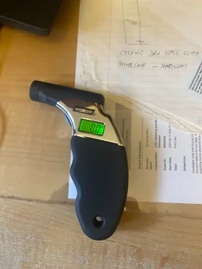 MotoMaster Digital Tire Pressure Monitor for sale. Asking $15