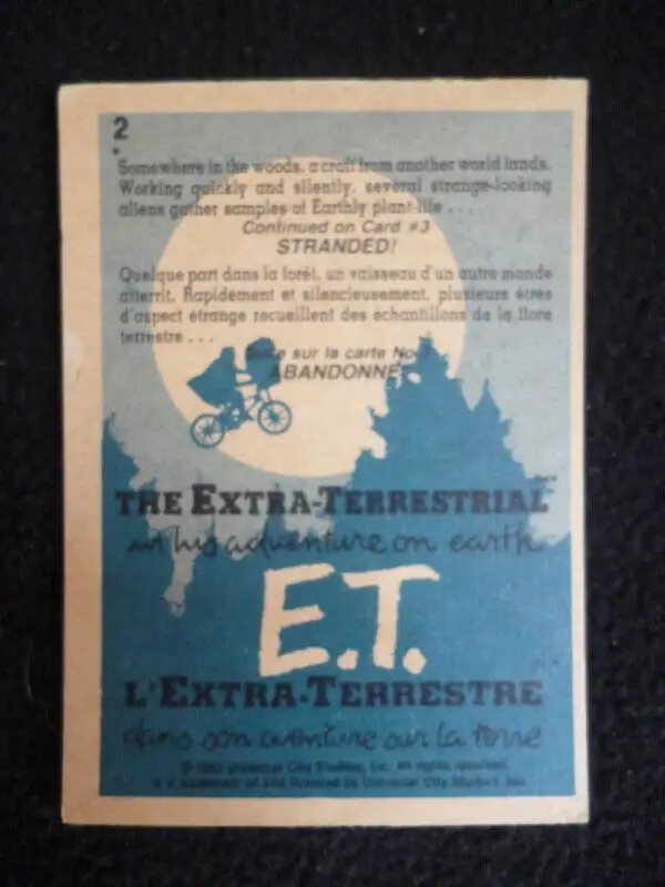 ET The Extra-Terrestrial card lot x 51 1982 Topps in Arts & Collectibles in Peterborough - Image 6