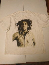 Mens Vintage 90s (remake in 2003) Y2K Bob Marley T Shirt